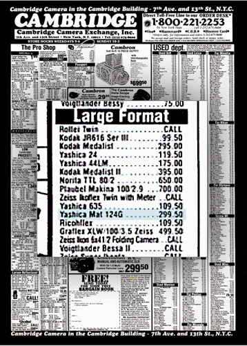 Cambridge Ad - June 1990